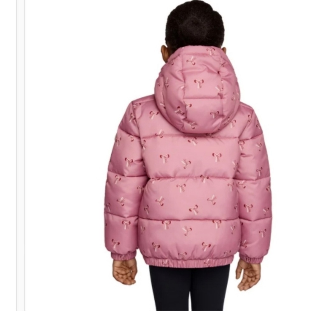 Pink Kids Puffer Jacket - Picture 3 of 10